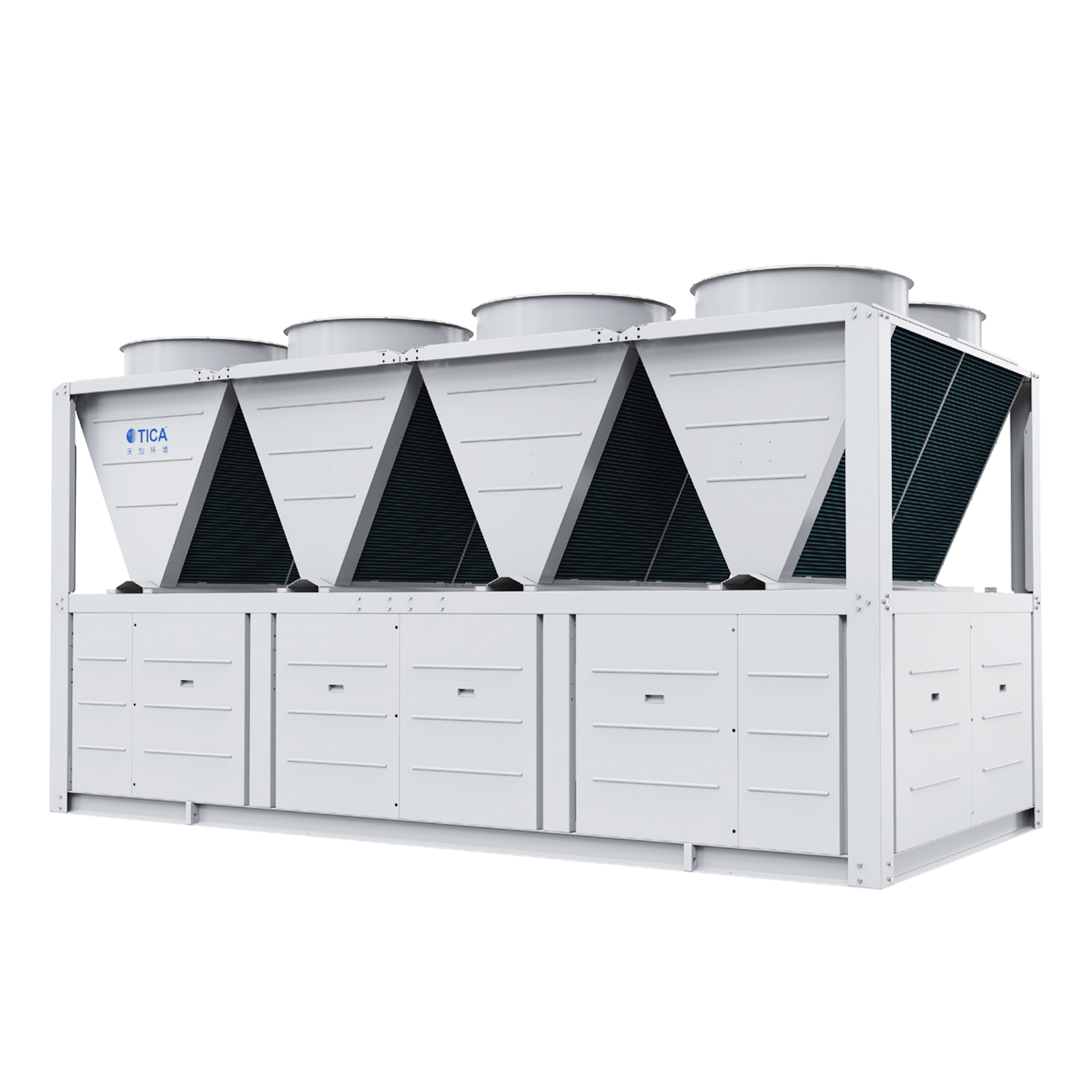 Four-Pipe Modular Air-Cooled Scroll Chiller / Heat Pump equipment supplied by Henghui HVAC